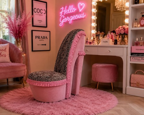 Stiletto heel chair y2k baby - y2k, |
