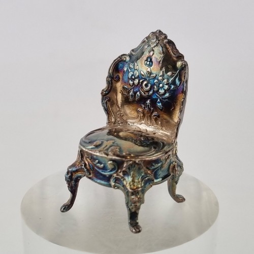 Antique solid silver miniature - solid,