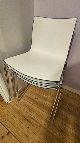 Arper stackable dining chairs - arper,