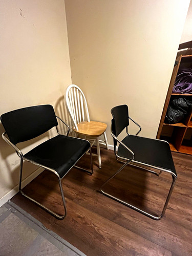Black silver upholstered - 2, &