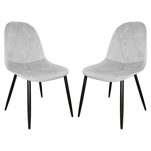 Grey velvet dining - dining, chairs