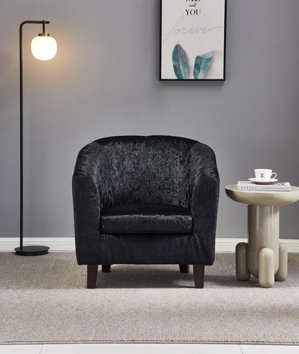 Crush velvet tub - velvet, in