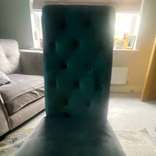 Grey upholstered dining - dining, chair
