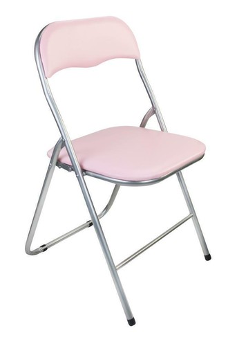 Folding square chair silver - chair,
