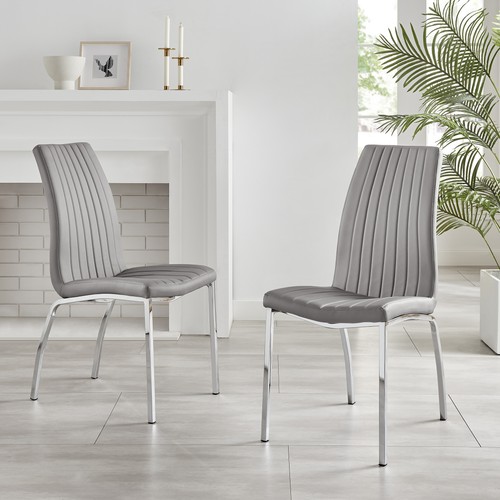 Isco faux leather silver - isco,