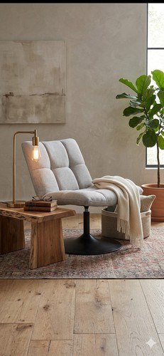 Accent swivel chair silver - accent,