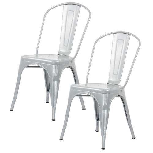 Tolix steel stacking chairs - tolix,
