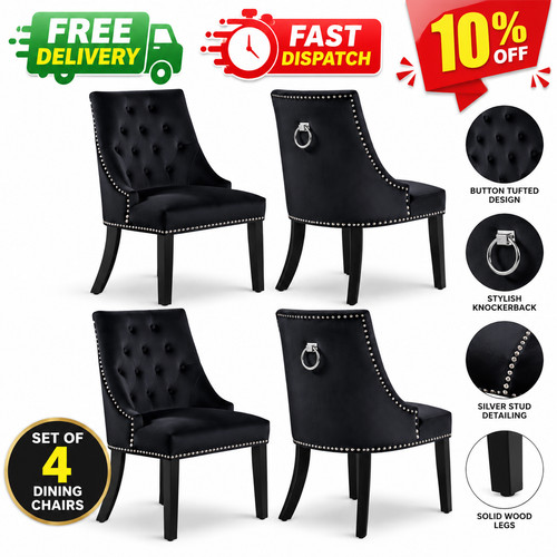 Set windsor velvet dining - 4,