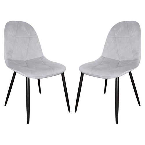 Grey velvet dining - velvet,