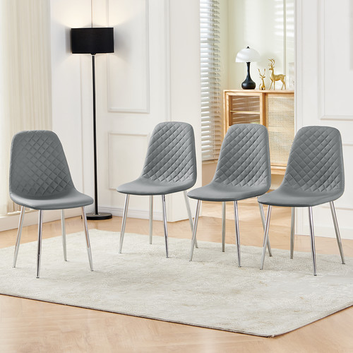 Dining chairs velvet - dining, pu