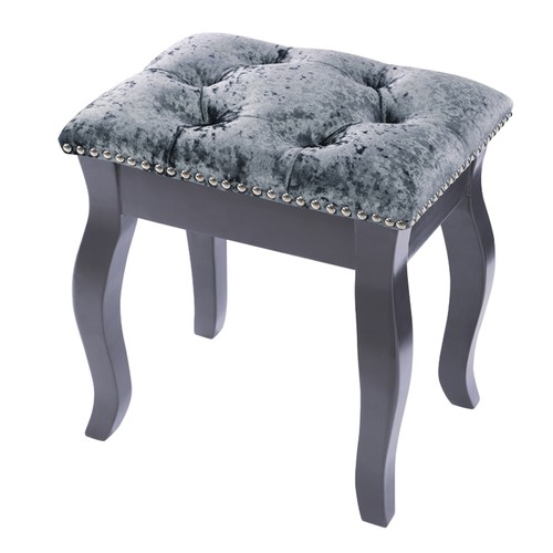 Silver grey velvet - silver,