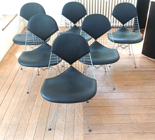 Vitra wire chairs - vitra, metal